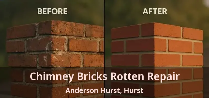 Chimney Bricks Rotten Repair Anderson Hurst, Hurst - TX