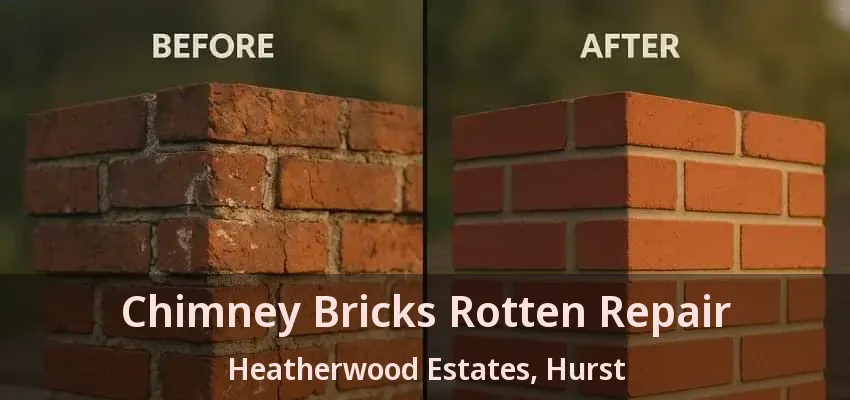 Chimney Bricks Rotten Repair Heatherwood Estates, Hurst - TX