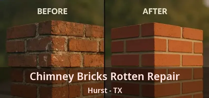 Chimney Bricks Rotten Repair Hurst - TX