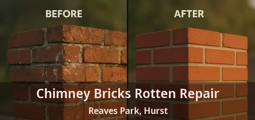 Chimney Bricks Rotten Repair Reaves Park, Hurst - TX