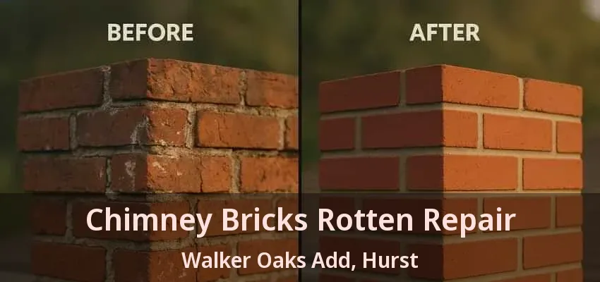 Chimney Bricks Rotten Repair Walker Oaks Add, Hurst - TX