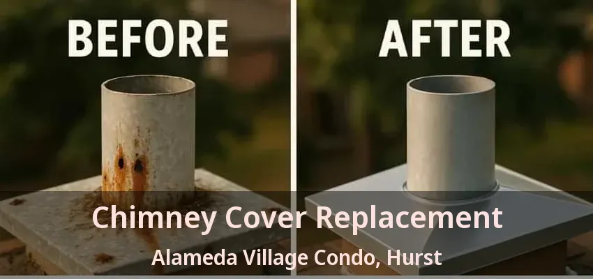 Chimney Cover Replacement Alameda Village Condo, Hurst - TX