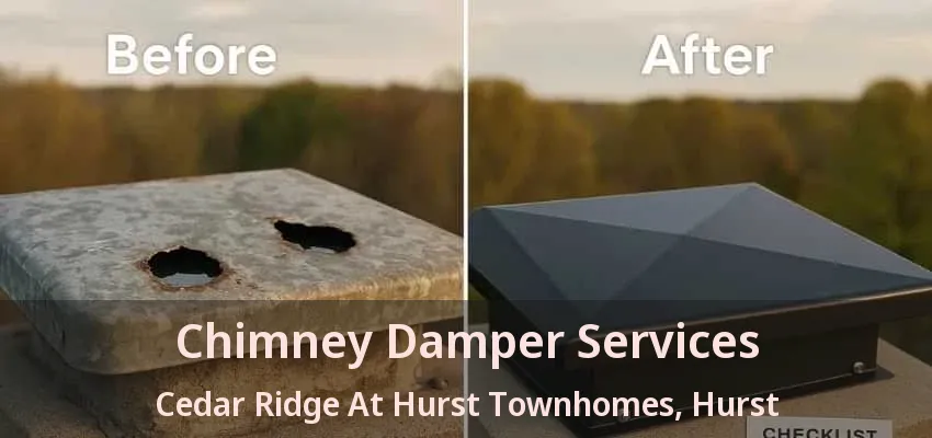 Chimney Damper Services Cedar Ridge At Hurst Townhomes, Hurst - TX