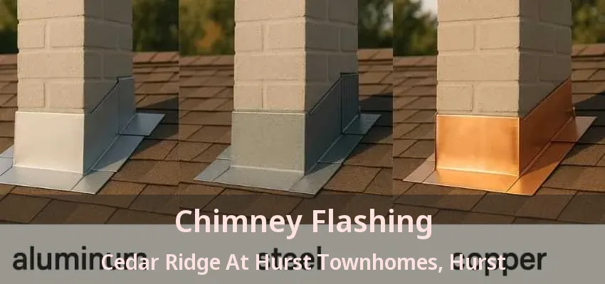 Chimney Flashing Cedar Ridge At Hurst Townhomes, Hurst - TX