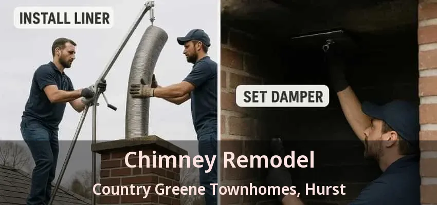 Chimney Remodel Country Greene Townhomes, Hurst - TX