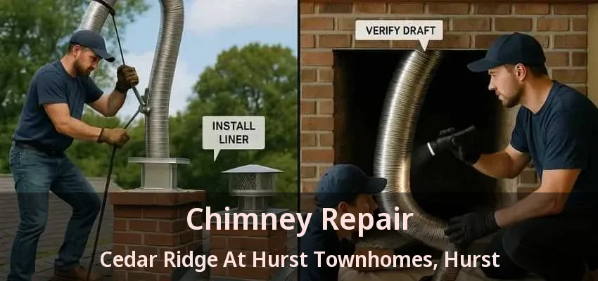 Chimney Repair Cedar Ridge At Hurst Townhomes, Hurst - TX