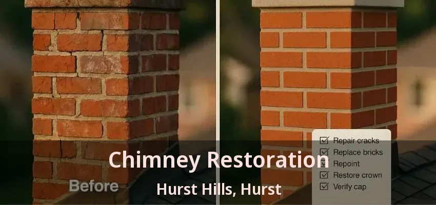 Chimney Restoration Hurst Hills, Hurst - TX