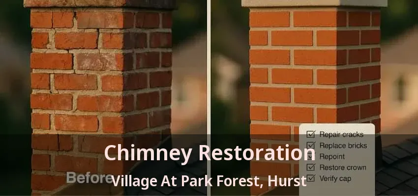 Chimney Restoration Village At Park Forest, Hurst - TX
