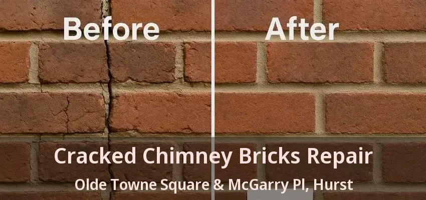 Cracked Chimney Bricks Repair Olde Towne Square & McGarry Pl, Hurst - TX