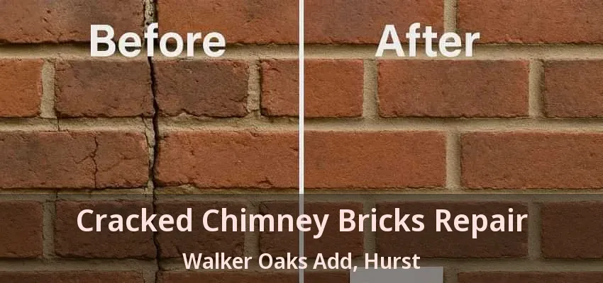 Cracked Chimney Bricks Repair Walker Oaks Add, Hurst - TX