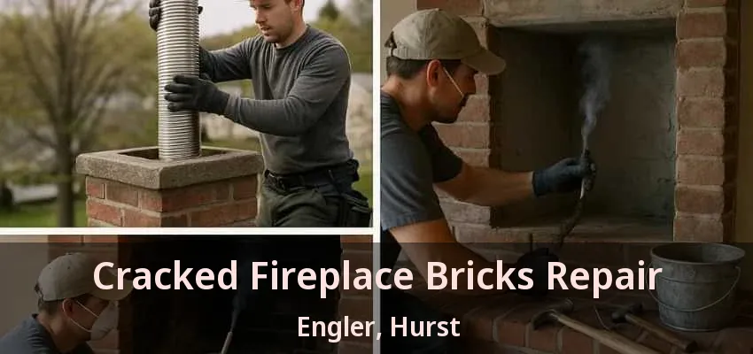 Cracked Fireplace Bricks Repair Engler, Hurst - TX