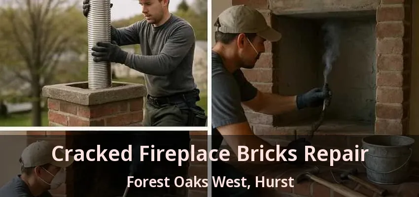 Cracked Fireplace Bricks Repair Forest Oaks West, Hurst - TX