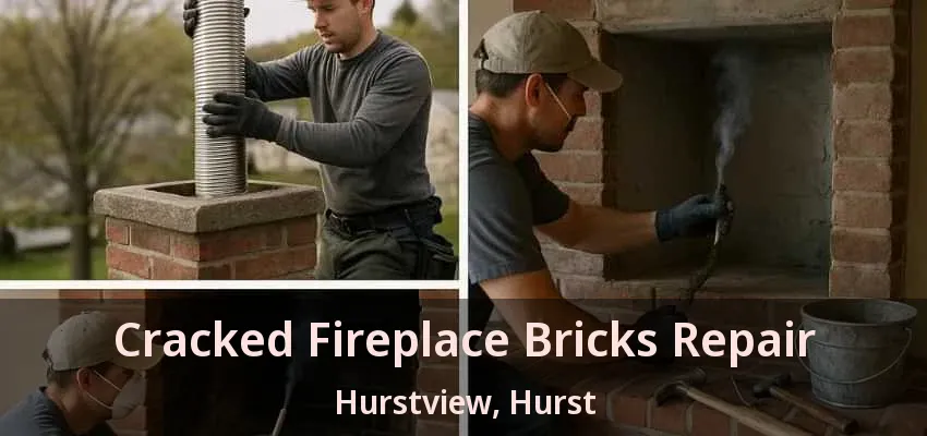 Cracked Fireplace Bricks Repair Hurstview, Hurst - TX