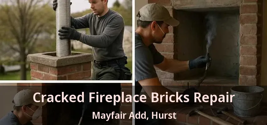 Cracked Fireplace Bricks Repair Mayfair Add, Hurst - TX