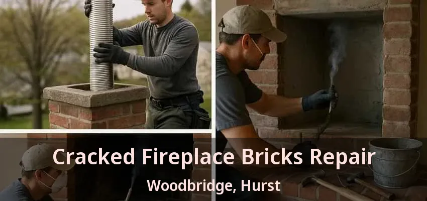 Cracked Fireplace Bricks Repair Woodbridge, Hurst - TX