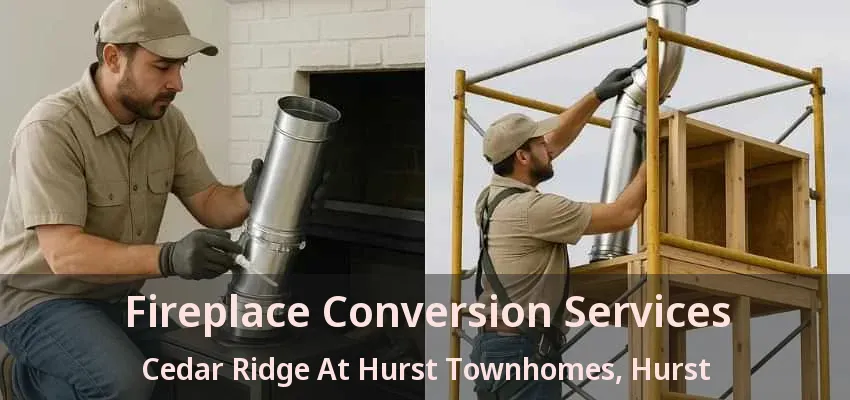 Fireplace Conversion Services Cedar Ridge At Hurst Townhomes, Hurst - TX