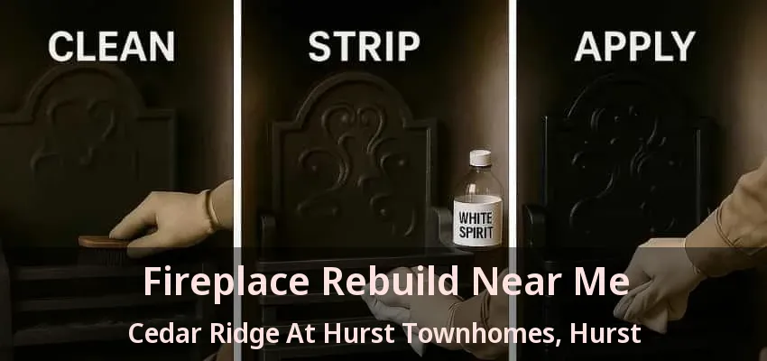Fireplace Rebuild Near Me Cedar Ridge At Hurst Townhomes, Hurst - TX