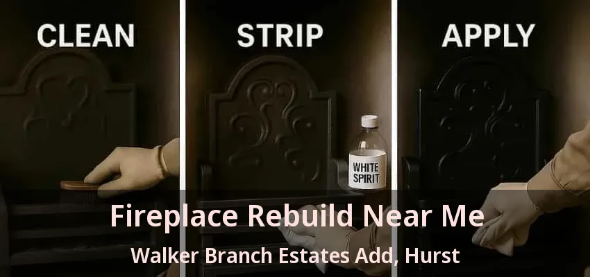 Fireplace Rebuild Near Me Walker Branch Estates Add, Hurst - TX