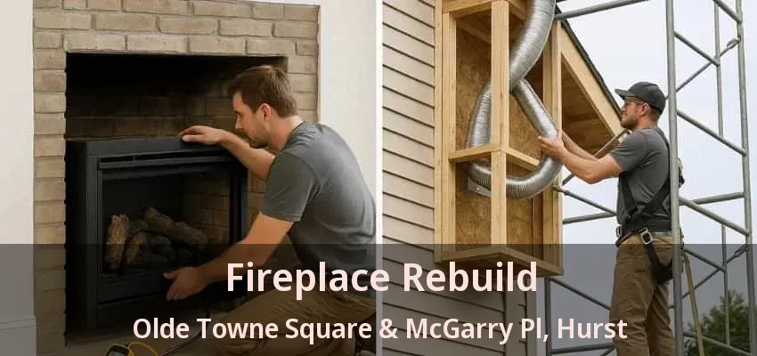 Fireplace Rebuild Olde Towne Square & McGarry Pl, Hurst - TX