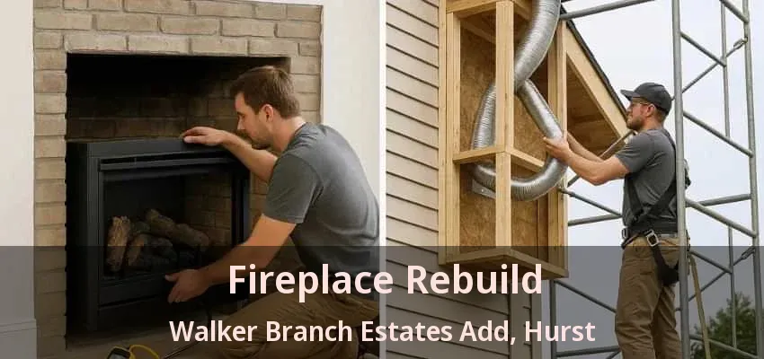 Fireplace Rebuild Walker Branch Estates Add, Hurst - TX