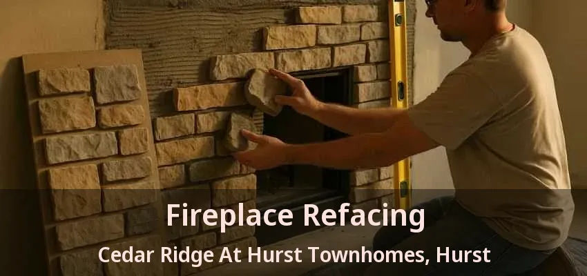 Fireplace Refacing Cedar Ridge At Hurst Townhomes, Hurst - TX