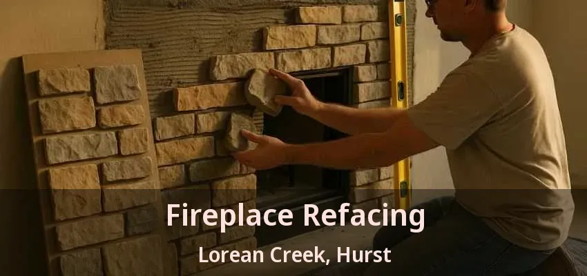 Fireplace Refacing Lorean Creek, Hurst - TX