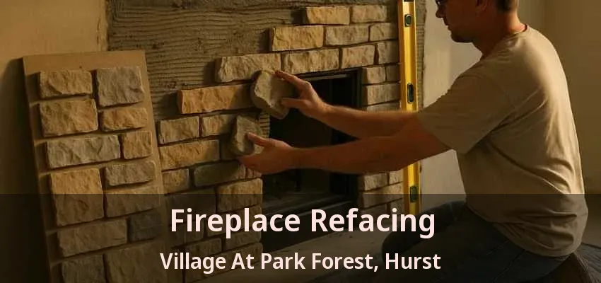 Fireplace Refacing Village At Park Forest, Hurst - TX