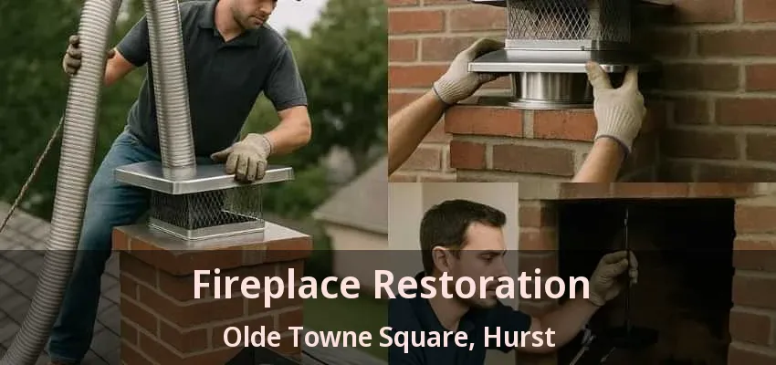 Fireplace Restoration Olde Towne Square, Hurst - TX