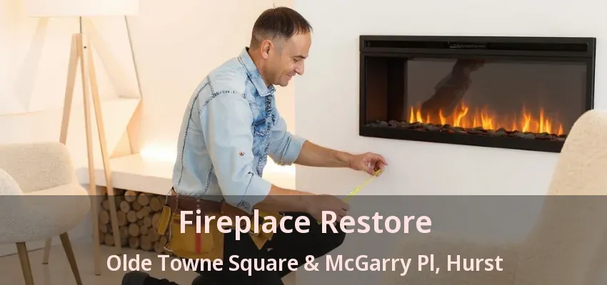 Fireplace Restore Olde Towne Square & McGarry Pl, Hurst - TX