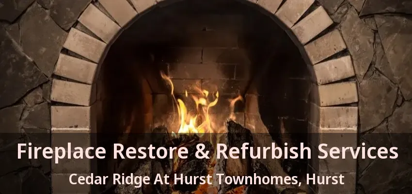Fireplace Restore & Refurbish Services Cedar Ridge At Hurst Townhomes, Hurst - TX