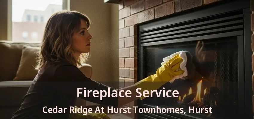 Fireplace Service Cedar Ridge At Hurst Townhomes, Hurst - TX
