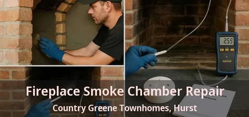 Fireplace Smoke Chamber Repair Country Greene Townhomes, Hurst - TX