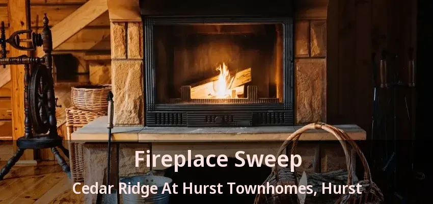 Fireplace Sweep Cedar Ridge At Hurst Townhomes, Hurst - TX