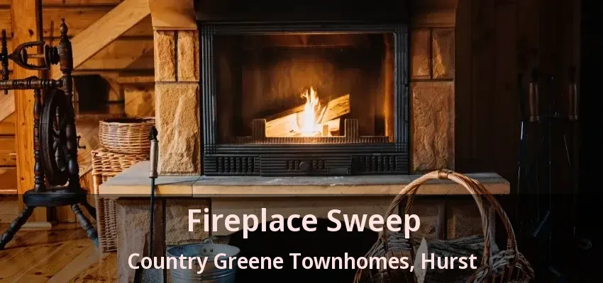 Fireplace Sweep Country Greene Townhomes, Hurst - TX