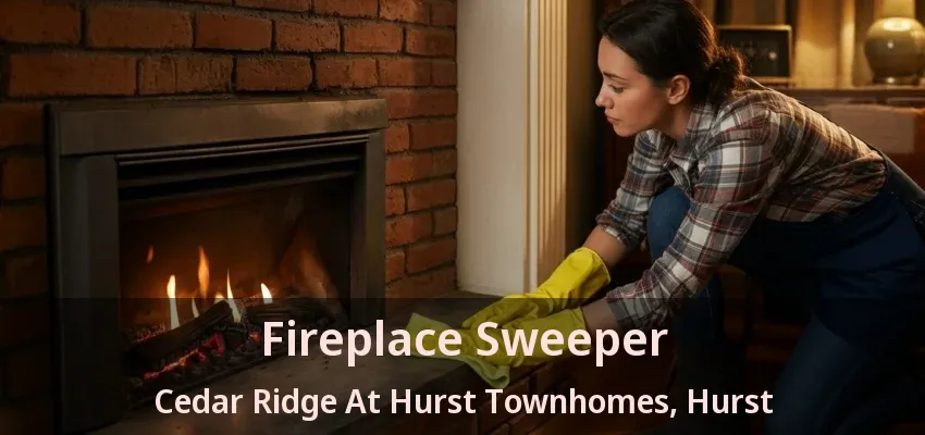 Fireplace Sweeper Cedar Ridge At Hurst Townhomes, Hurst - TX