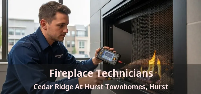 Fireplace Technicians Cedar Ridge At Hurst Townhomes, Hurst - TX