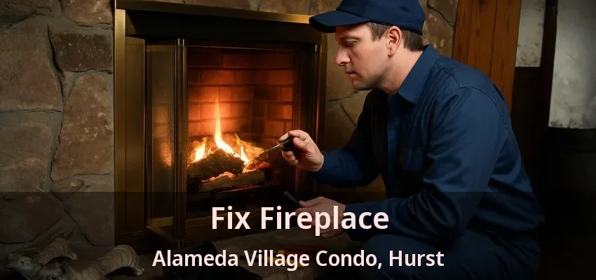 Fix Fireplace Alameda Village Condo, Hurst - TX