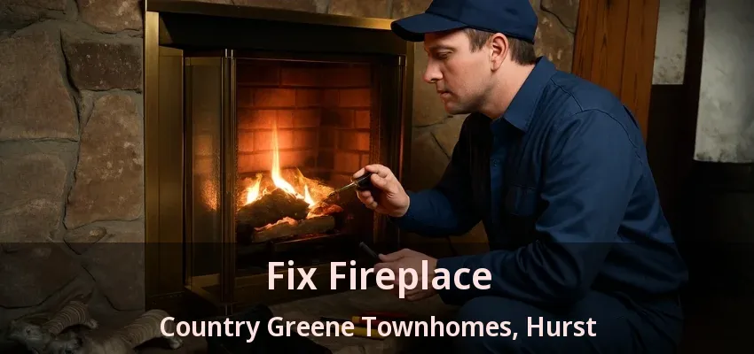 Fix Fireplace Country Greene Townhomes, Hurst - TX