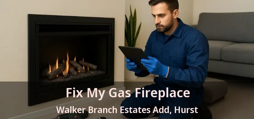 Fix My Gas Fireplace Walker Branch Estates Add, Hurst - TX