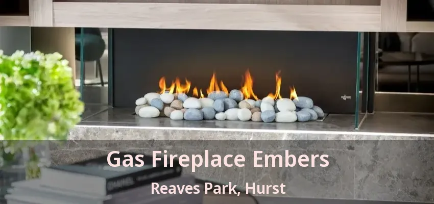 Gas Fireplace Embers Reaves Park, Hurst - TX