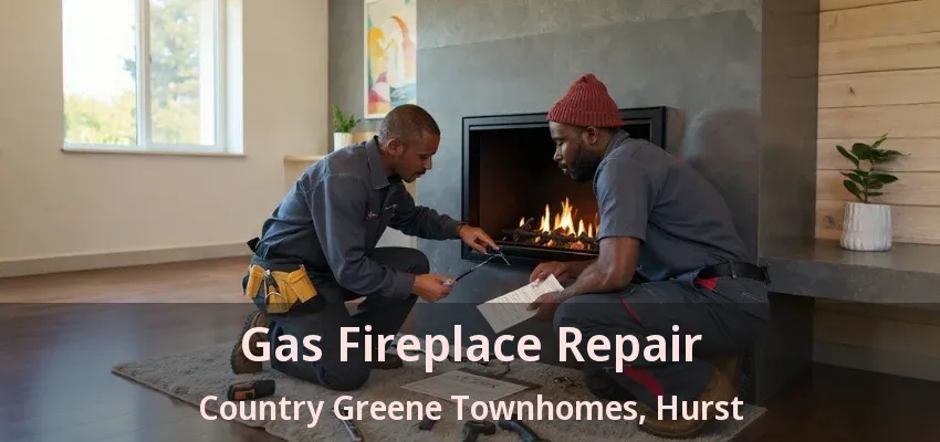 Gas Fireplace Repair Country Greene Townhomes, Hurst - TX