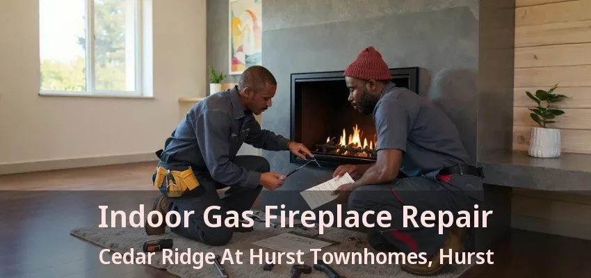 Indoor Gas Fireplace Repair Cedar Ridge At Hurst Townhomes, Hurst - TX