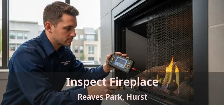 Inspect Fireplace Reaves Park, Hurst - TX