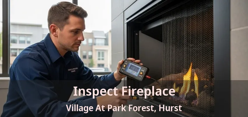 Inspect Fireplace Village At Park Forest, Hurst - TX