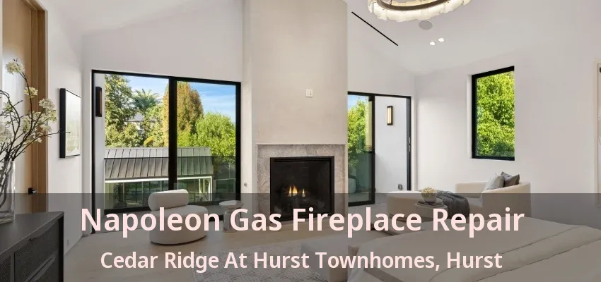 Napoleon Gas Fireplace Repair Cedar Ridge At Hurst Townhomes, Hurst - TX