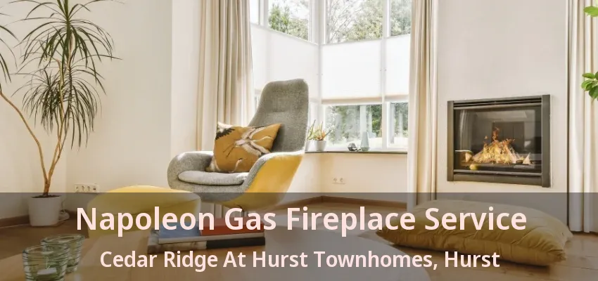 Napoleon Gas Fireplace Service Cedar Ridge At Hurst Townhomes, Hurst - TX