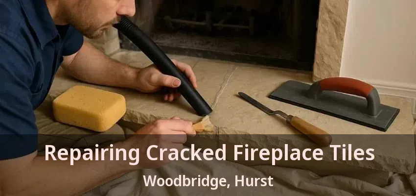 Repairing Cracked Fireplace Tiles Woodbridge, Hurst - TX
