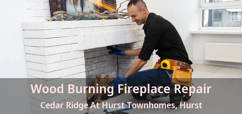 Wood Burning Fireplace Repair Cedar Ridge At Hurst Townhomes, Hurst - TX