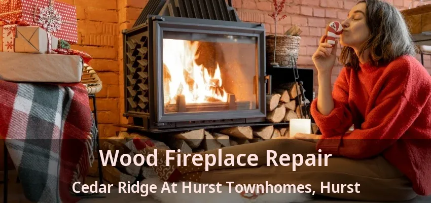 Wood Fireplace Repair Cedar Ridge At Hurst Townhomes, Hurst - TX